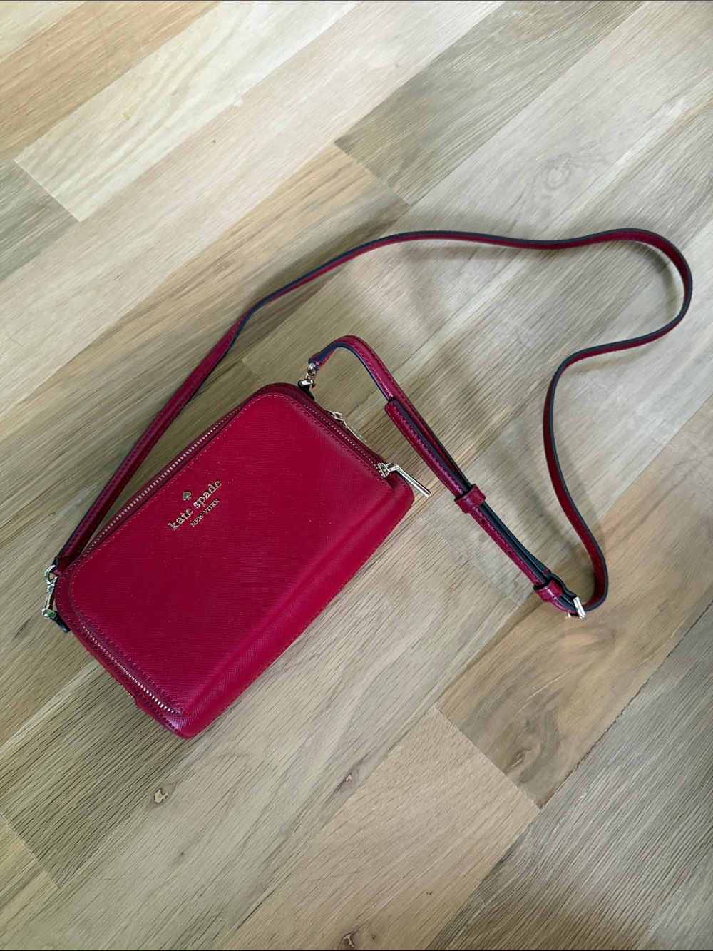 Kate Spade Staci Dual Zip Around Crossbody Bag